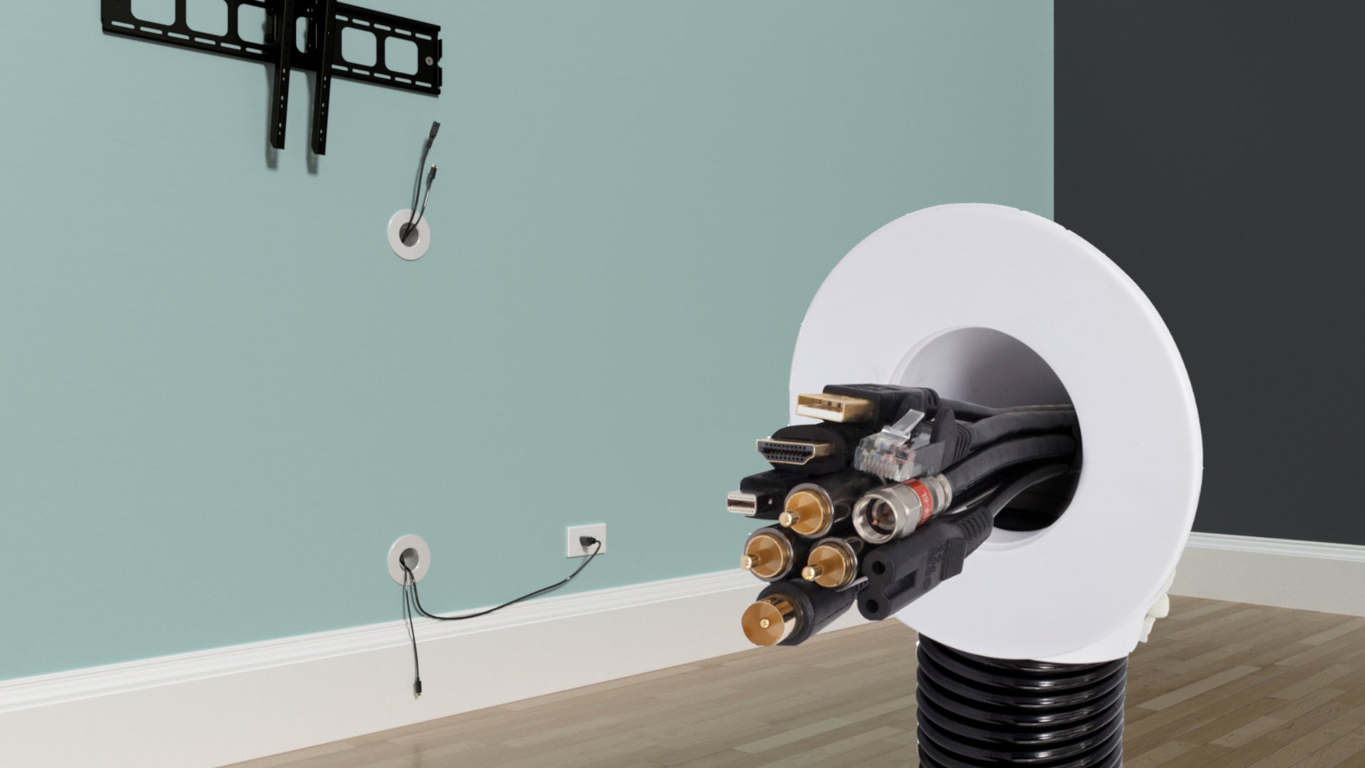 hide tv cables